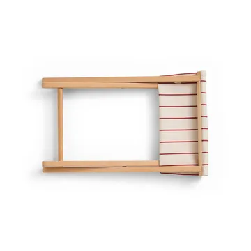 Taburete plegable Outdoor Market - Beige-red - HAY