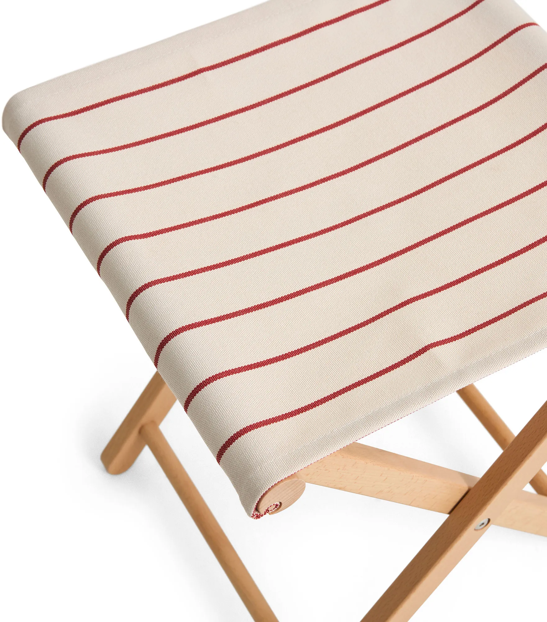 Taburete plegable Outdoor Market, Beige-red HAY