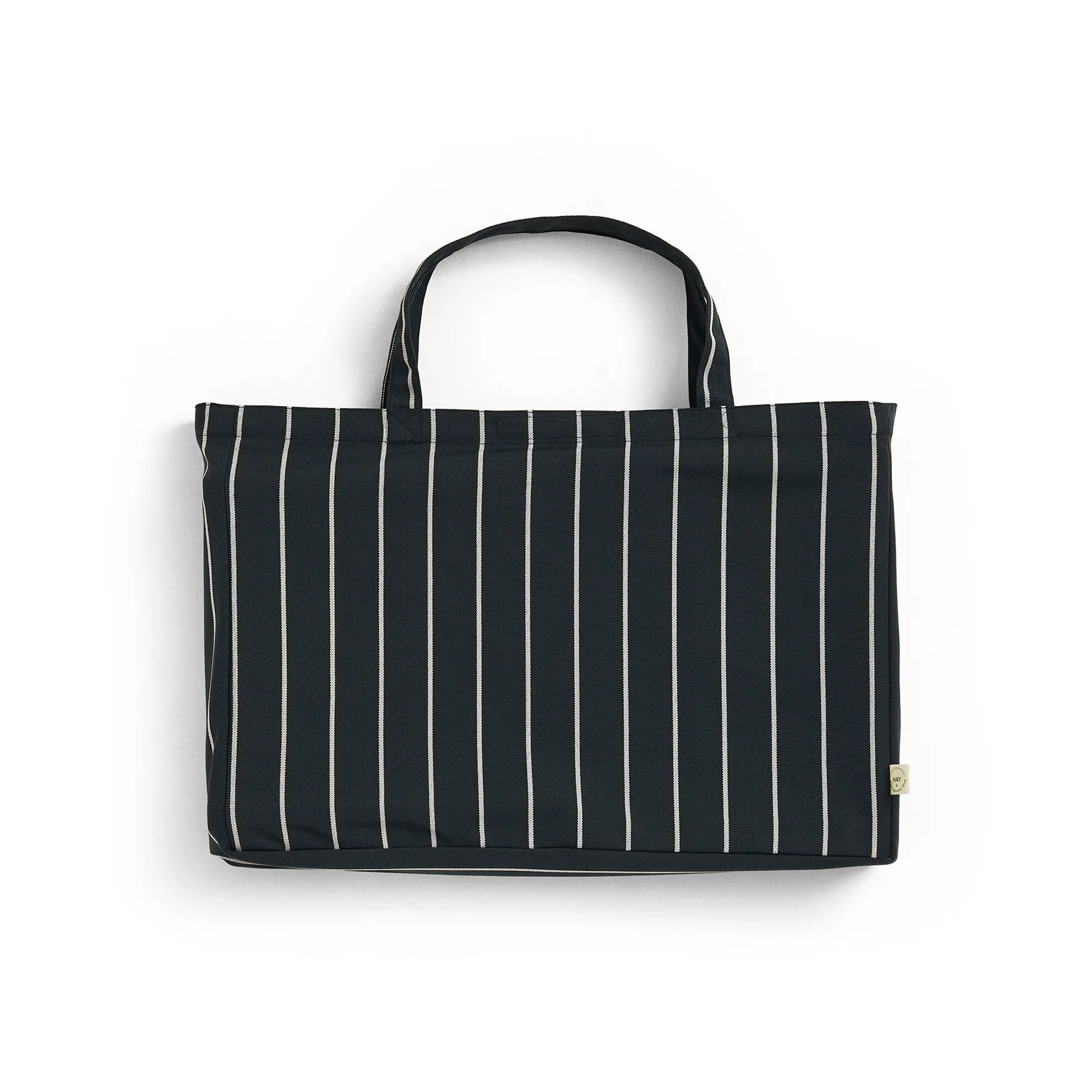 Taburete plegable Outdoor Market, Black-beige HAY