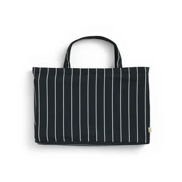 Taburete plegable Outdoor Market - Black-beige - HAY