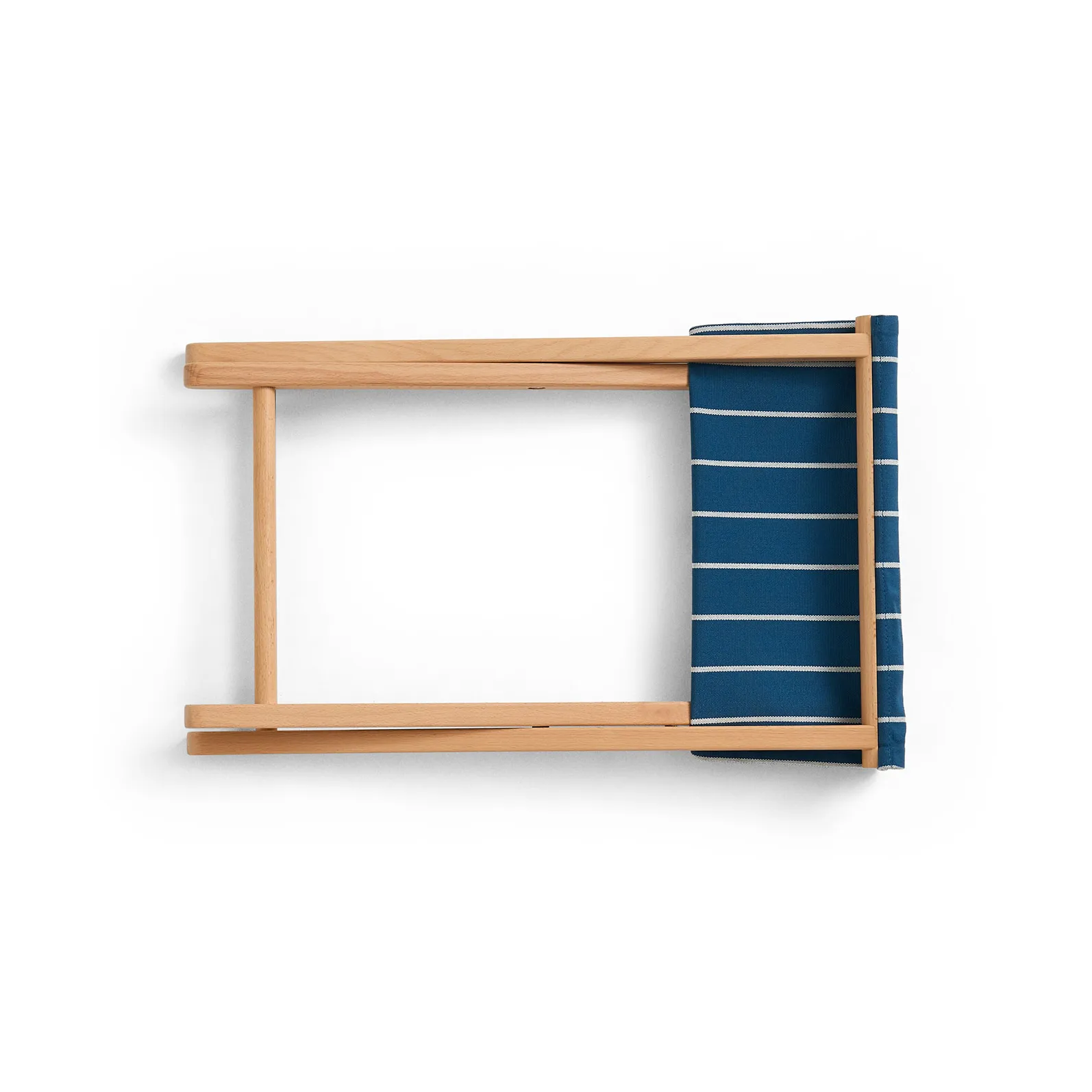 Taburete plegable Outdoor Market, Blue-beige HAY