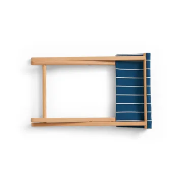 Taburete plegable Outdoor Market - Blue-beige - HAY