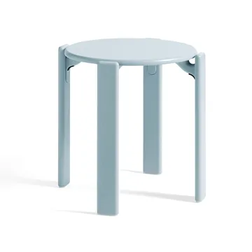 Taburete redondo Rey Ø46,5x46 cm - Azul pizarra - HAY