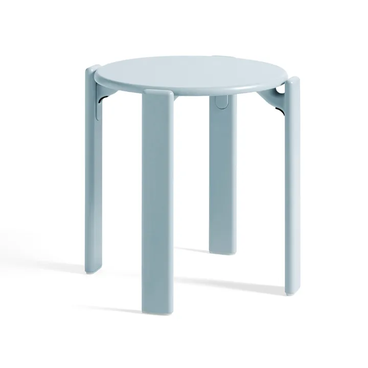 Taburete redondo Rey Ø46,5x46 cm - Azul pizarra - HAY