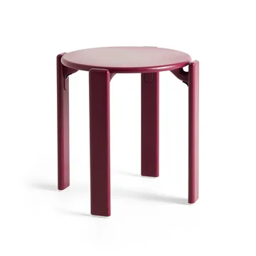 Taburete redondo Rey Ø46,5x46 cm - Grape red - HAY