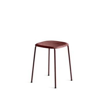 Taburete Soft Edge 70 - fall red, fall red estructura de acero - HAY