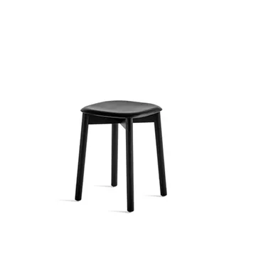 Taburete Soft Edge 72 - Black oak-estructura de roble negro - HAY
