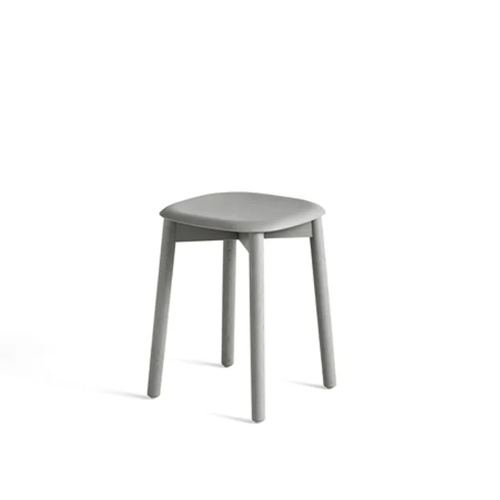 Taburete Soft Edge 72 - Soft grey-soft grey estructura de roble/exoesqueleto de roble - HAY
