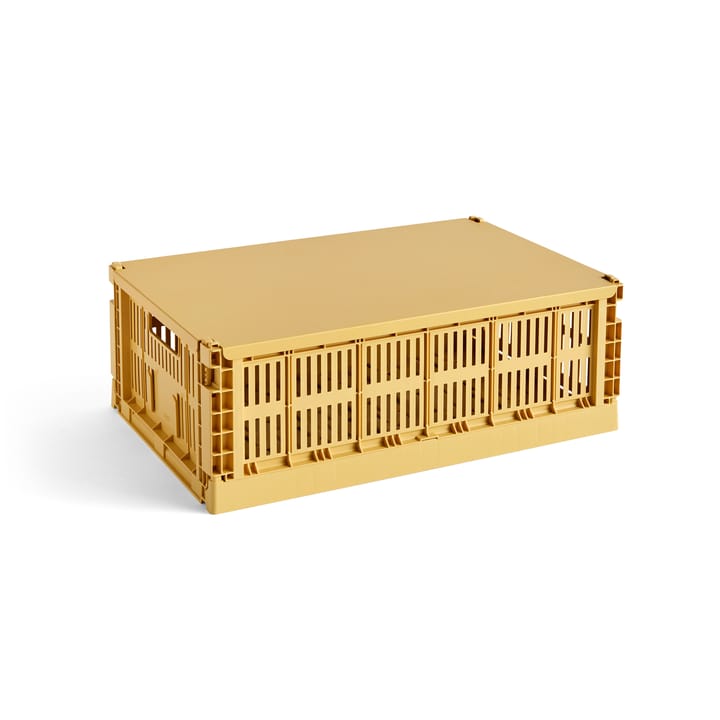 Tapa grande Colour Crate, Golden yellow HAY