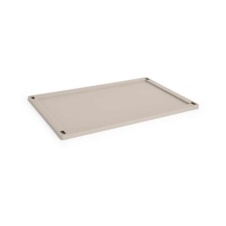 Tapa grande Colour Crate plastic - Warm grey - HAY