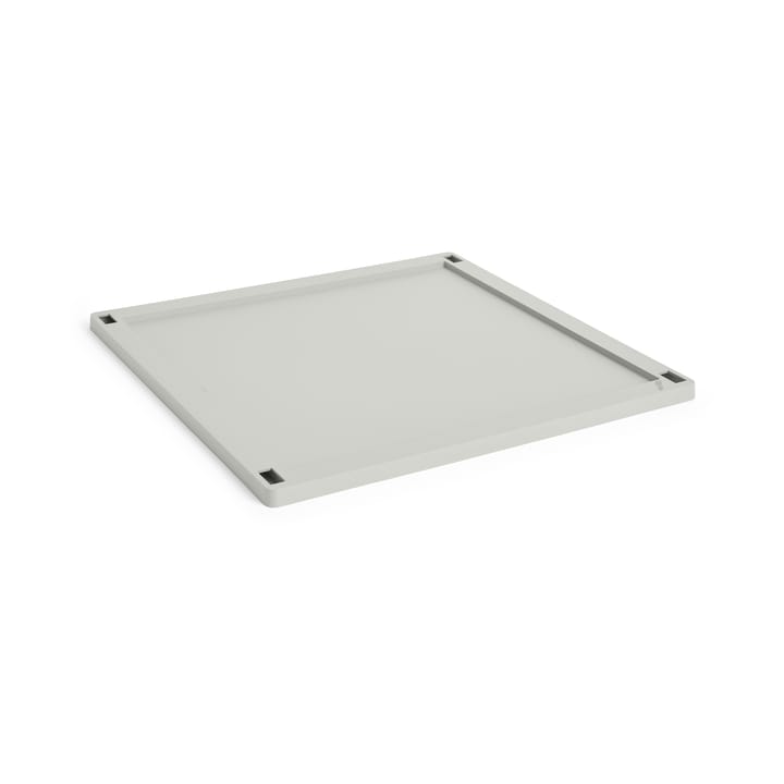 Tapa grande Colour Crate Square plastic - Grey - HAY