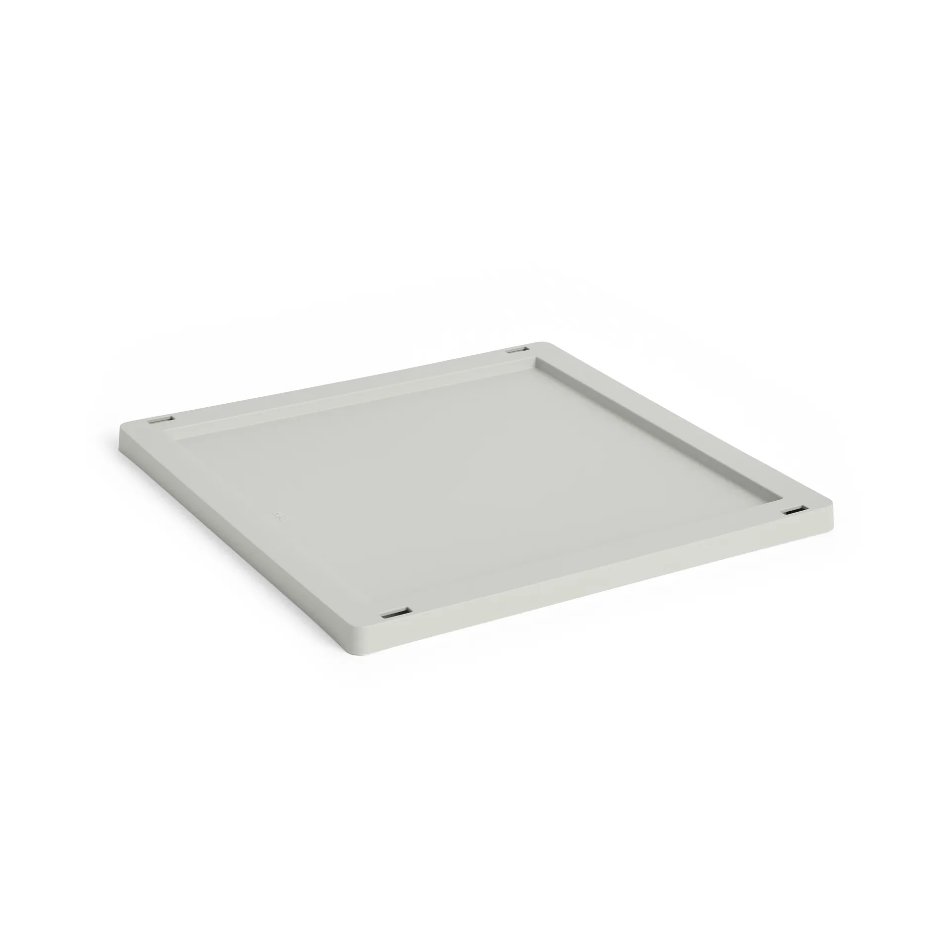 Tapa mediana Colour Crate Square/Cube plastic, Grey HAY