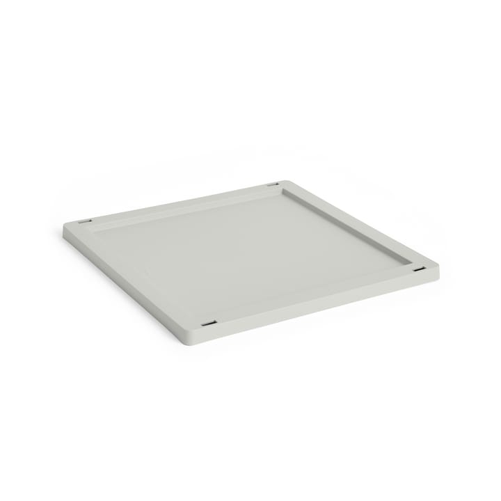 Tapa mediana Colour Crate Square/Cube plastic - Grey - HAY