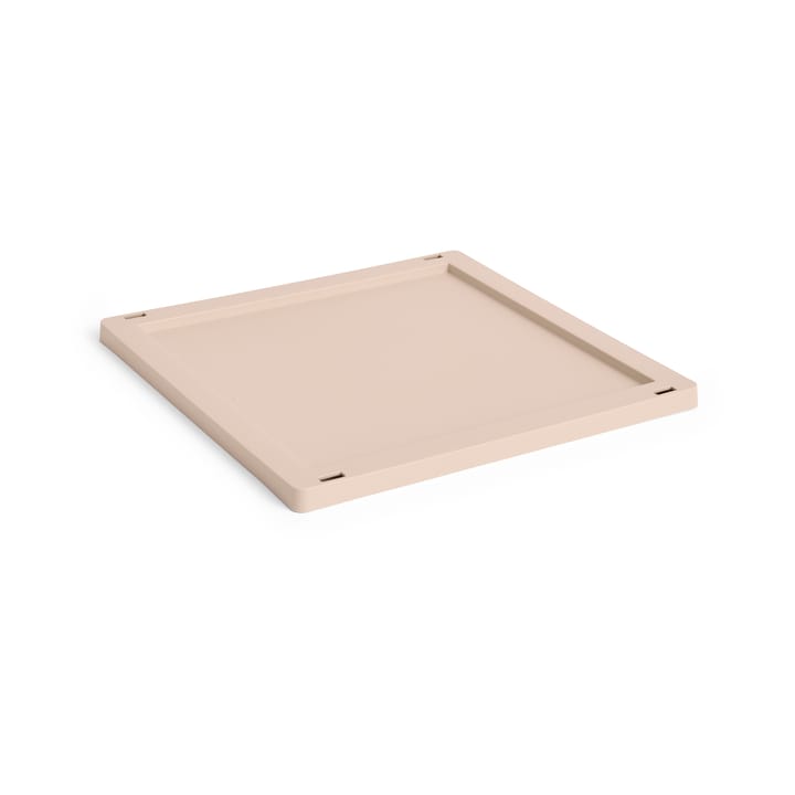 Tapa mediana Colour Crate Square/Cube plastic - Powder - HAY