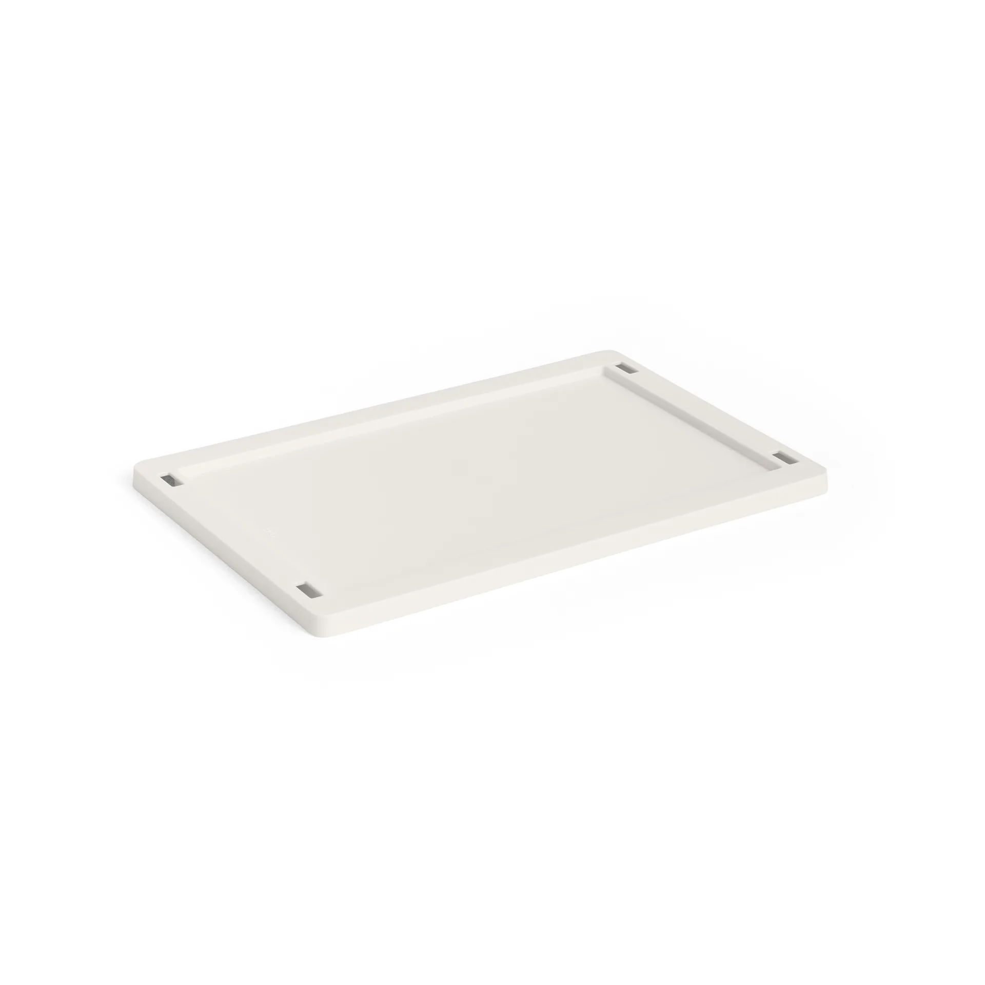 Tapa pequeña Colour Crate plastic, Off white HAY