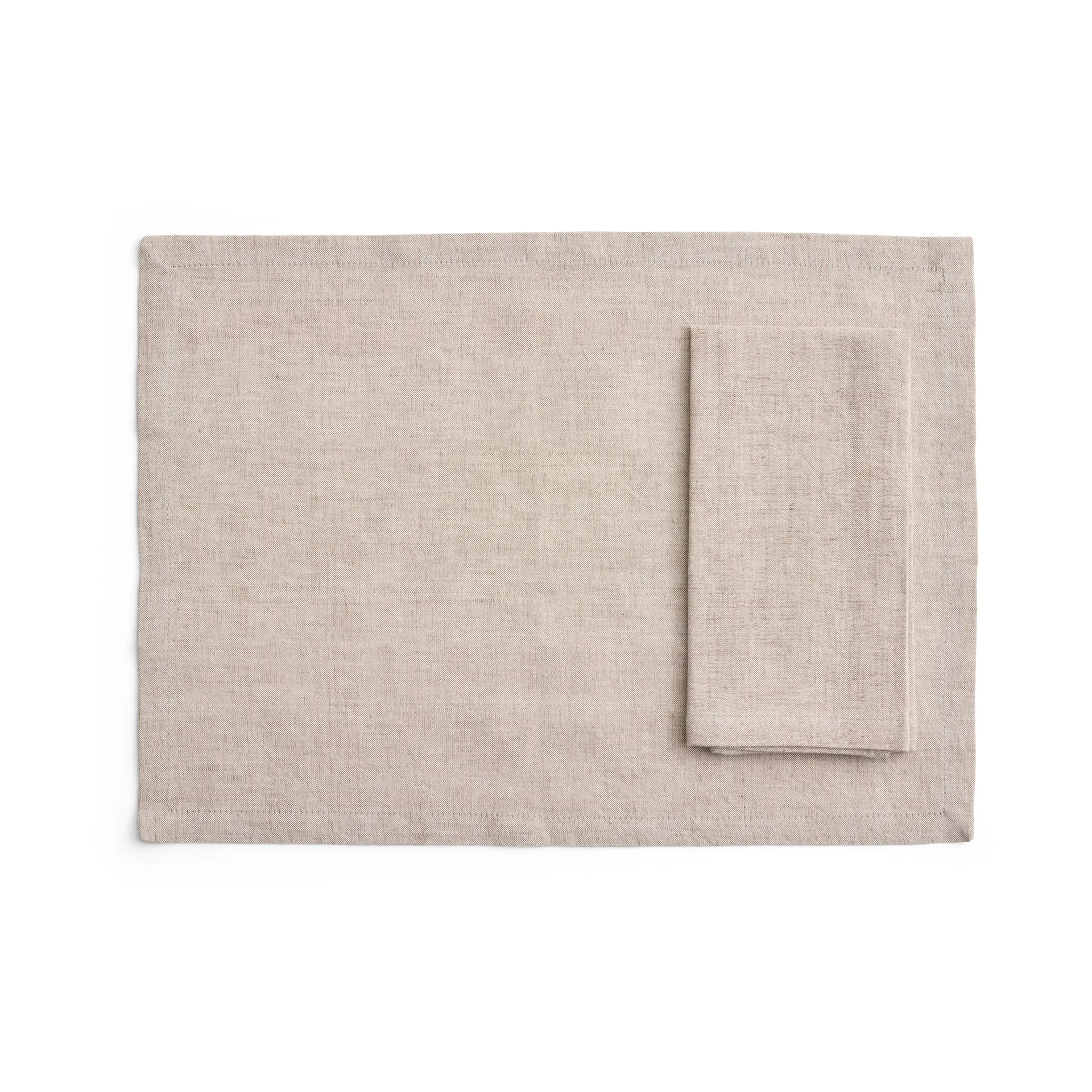 Tavolo mantel individual/servilleta 4-pack, Soft beige HAY