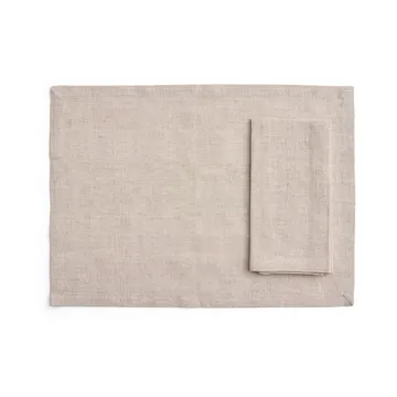 Tavolo mantel individual/servilleta 4-pack - Soft beige - HAY