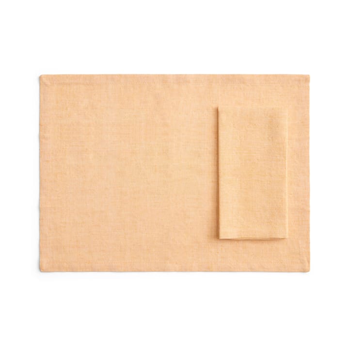 Tavolo mantel individual/servilleta 4-pack - Soft orange - HAY