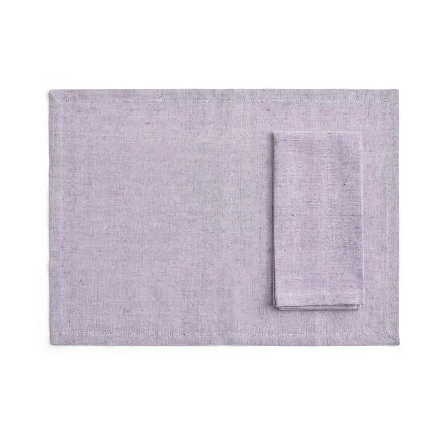 Tavolo mantel individual/servilleta 4-pack, Soft purple HAY