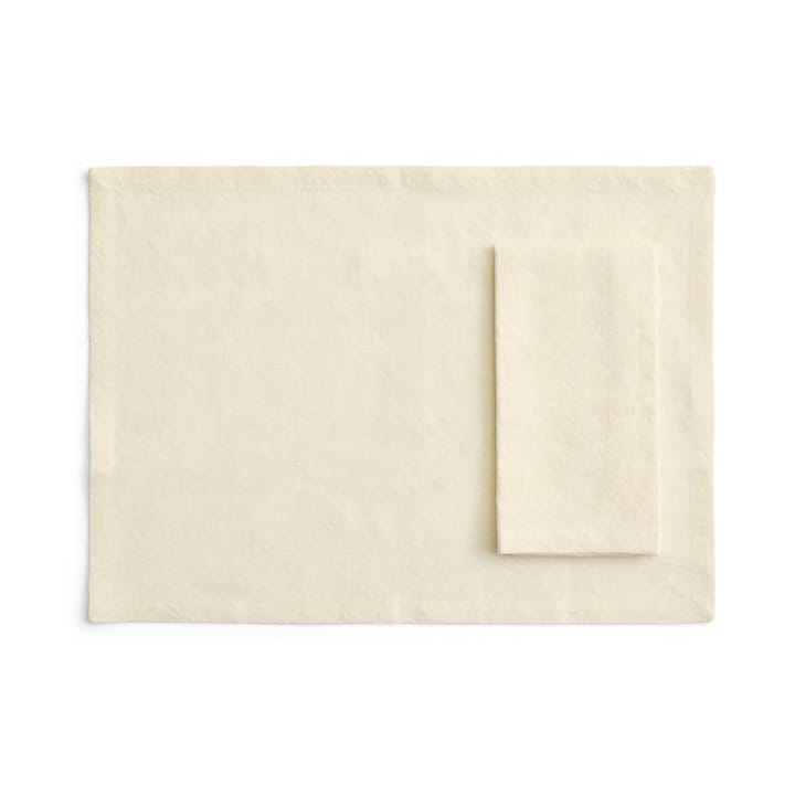 Tavolo mantel individual/servilleta 4-pack - Soft yellow - HAY