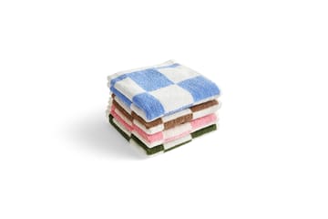 Toalla Check 30x30 cm - Sky blue - HAY