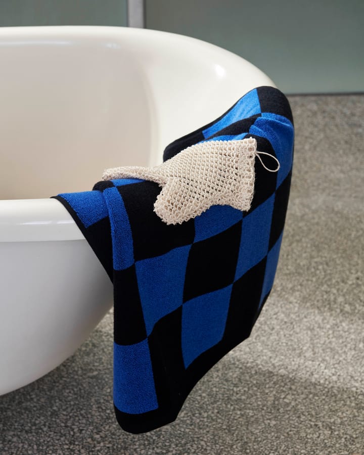 Toalla de baño Check 70x136 cm, Cobolt blue HAY