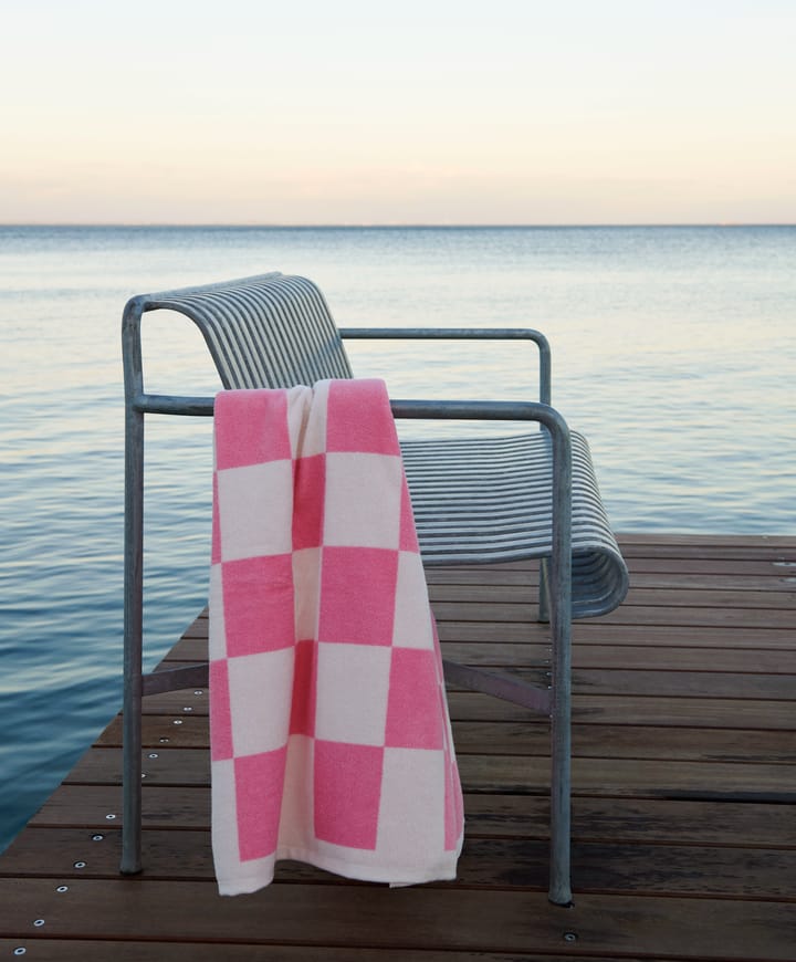 Toalla de baño Check 70x136 cm, Pink HAY