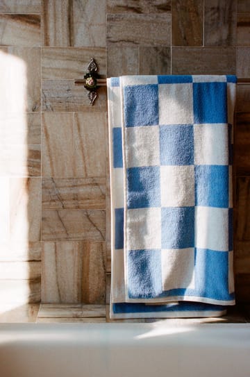 Toalla de baño Check 70x136 cm - Sky blue - HAY