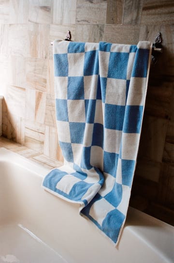 Toalla de baño Check 70x136 cm - Sky blue - HAY