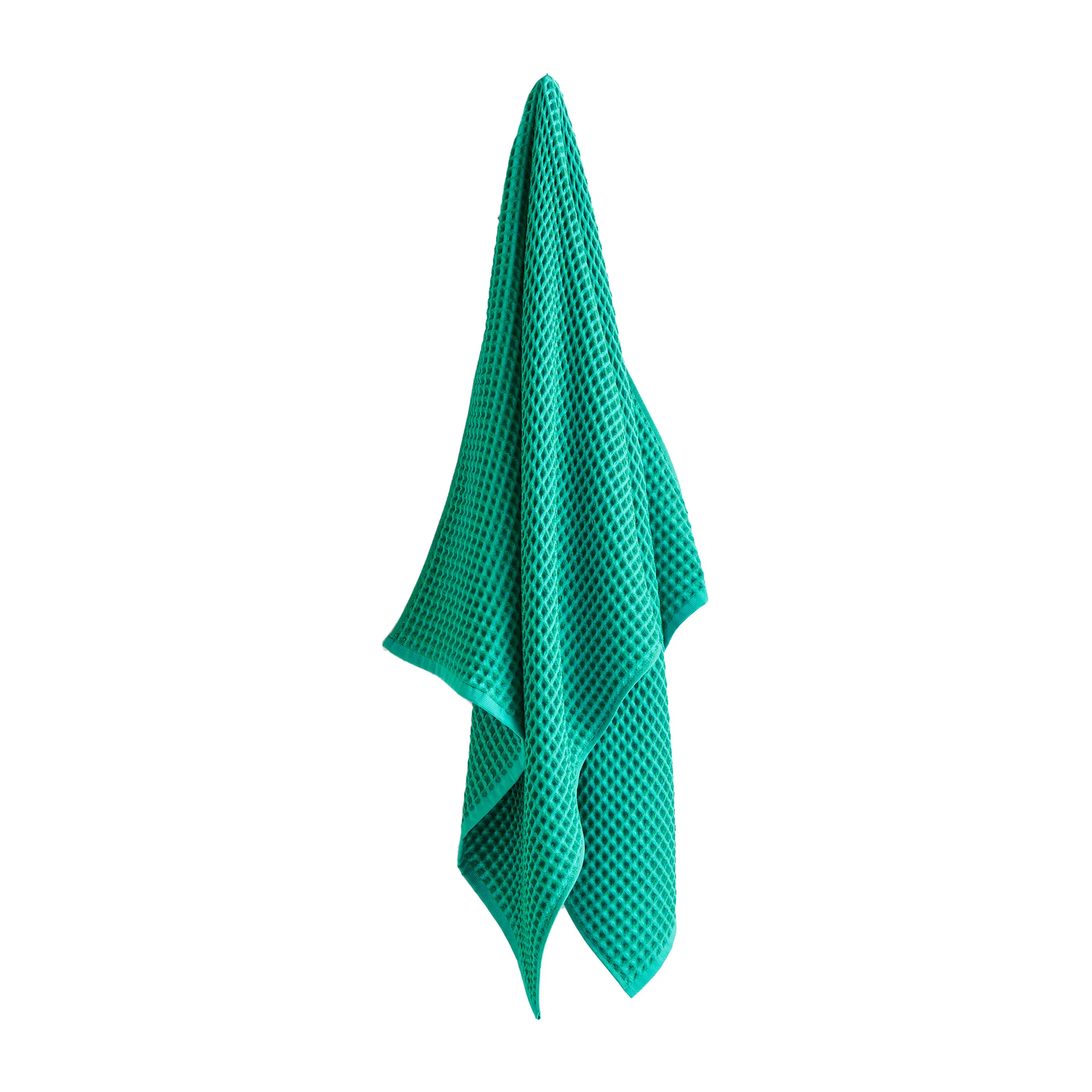 Toalla de baño Waffle 70x140 cm, Emerald green HAY