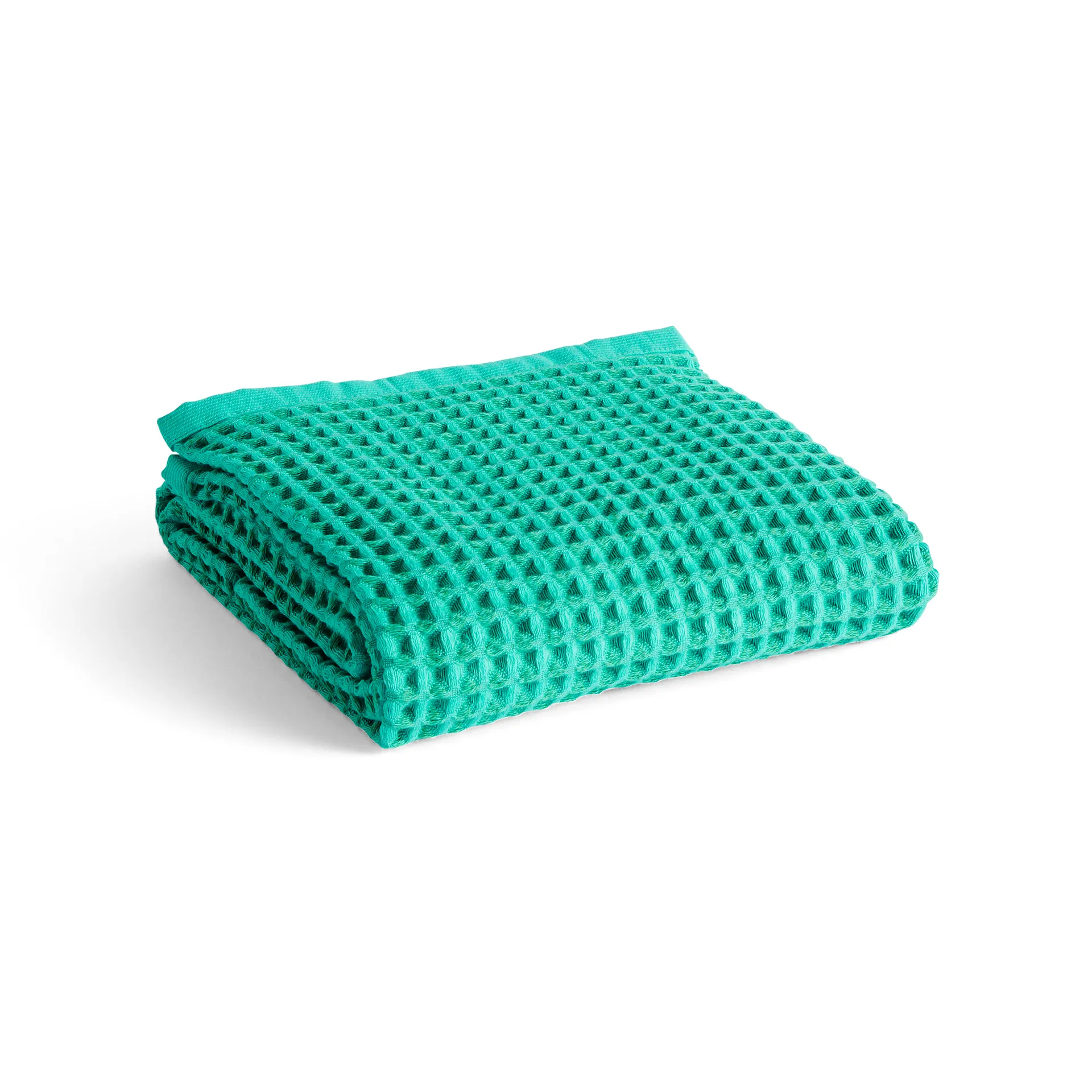Toalla de baño Waffle 70x140 cm, Emerald green HAY
