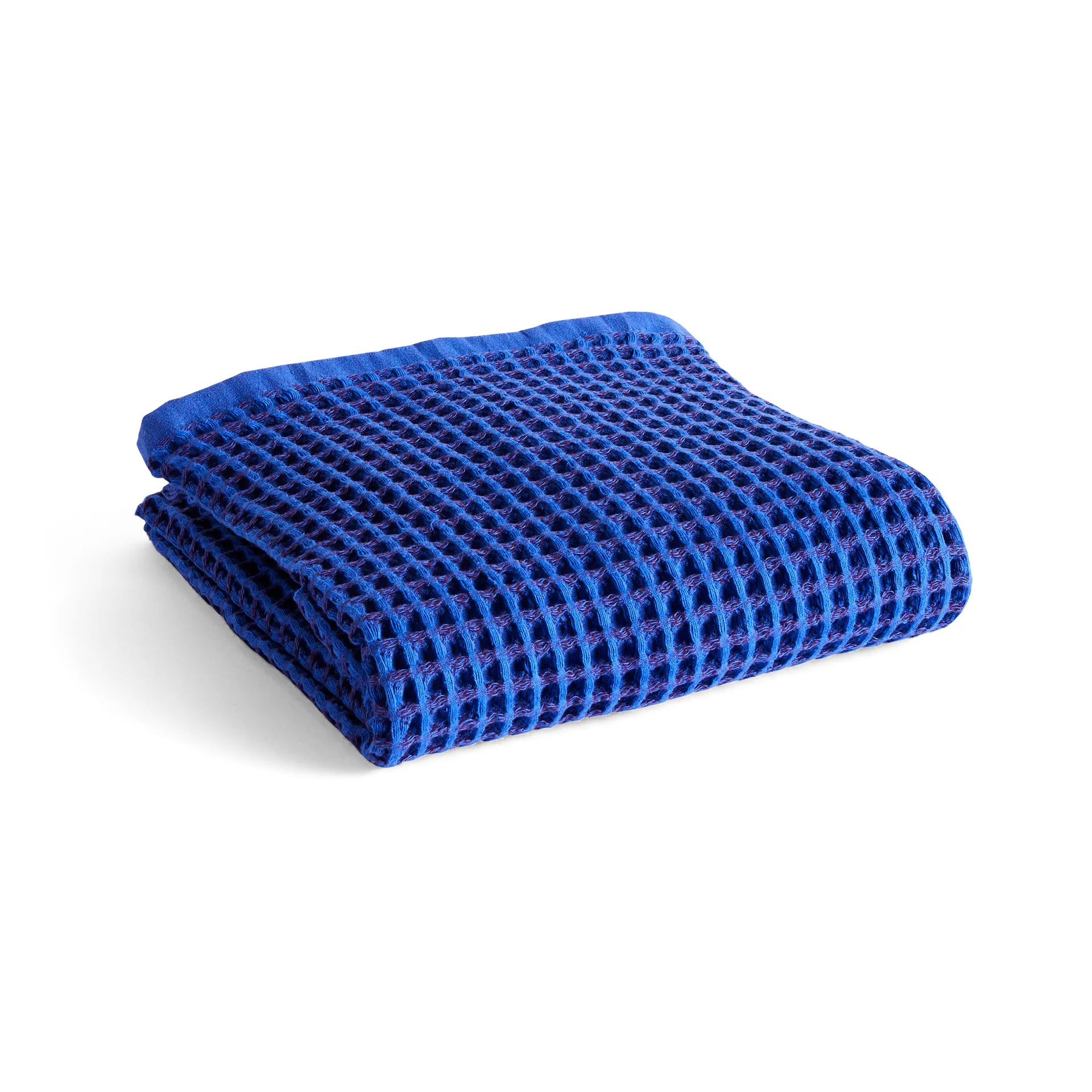 Toalla de baño Waffle 70x140 cm, Vibrant blue HAY