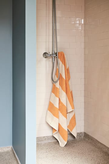 Toalla de playa Frotté Stripe 100x150 cm - Warm yellow - HAY