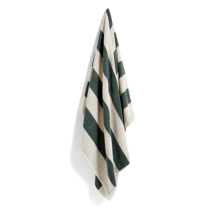 Toalla Frotté Stripe 100x150 cm - Dark green - HAY