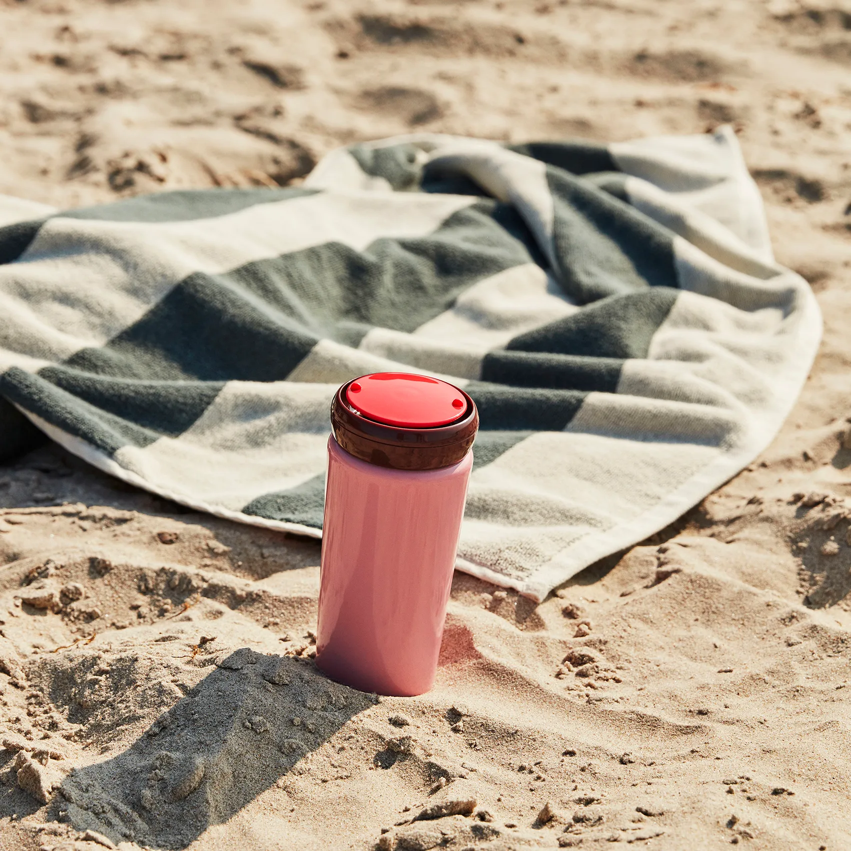 Toalla Frotté Stripe 100x150 cm, Dark green HAY