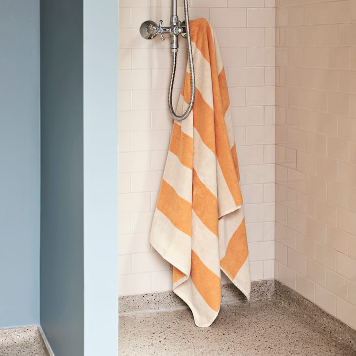 Toalla Frotté Stripe 100x150 cm, Warm yellow HAY