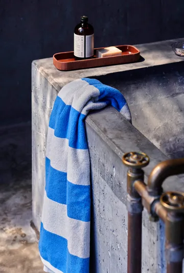Toalla Frotté Stripe 50x100 cm - Blue - HAY