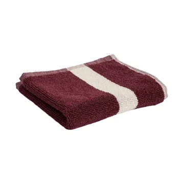 Toalla Stripe - Burgundy, 30x30 cm - HAY
