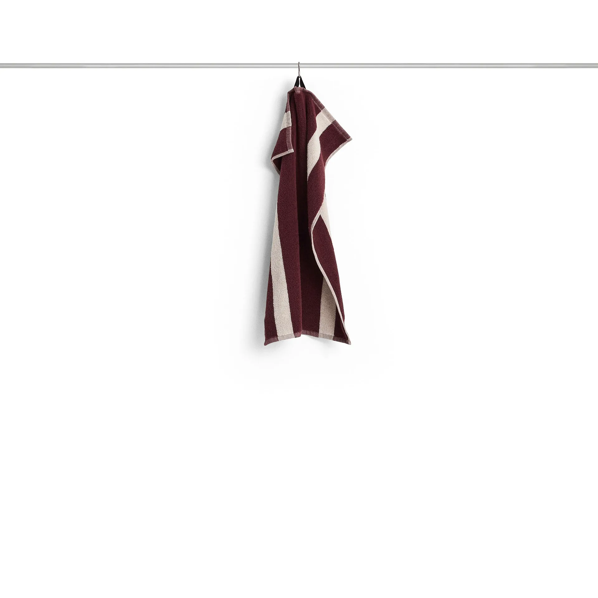 Toalla Stripe, Burgundy, 40x60 cm HAY