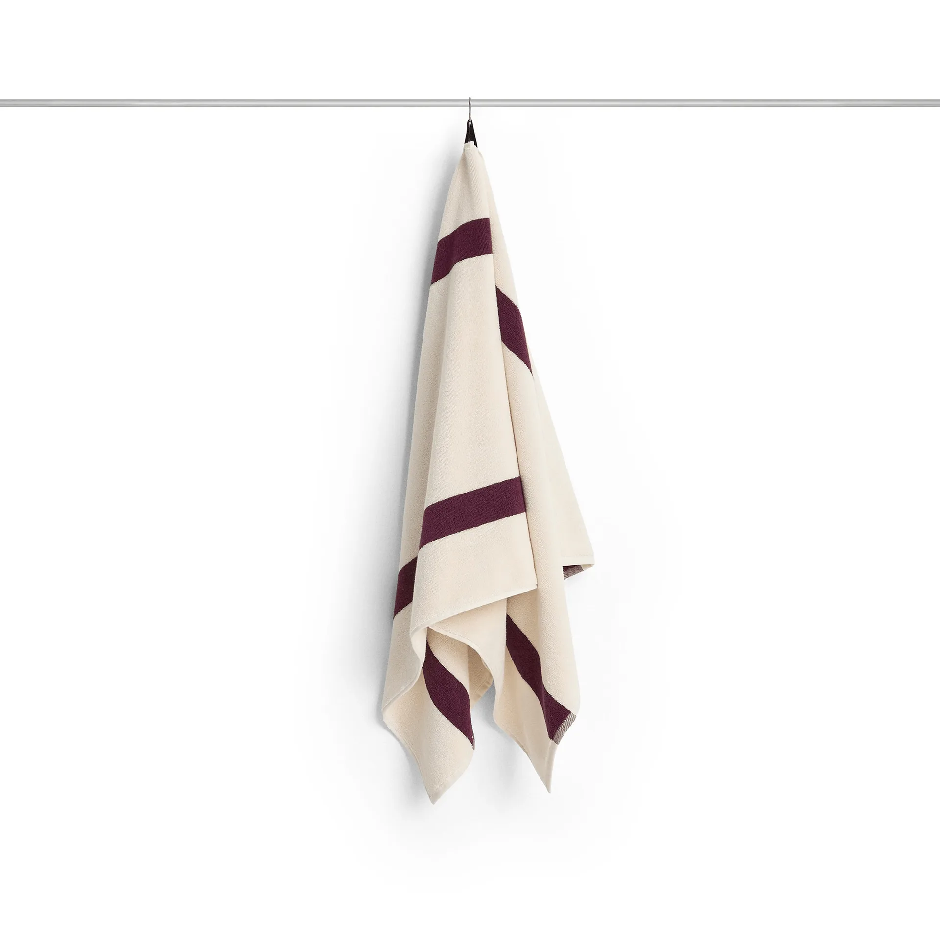 Toalla Stripe, Burgundy, 70x140 cm HAY