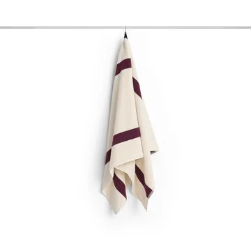 Toalla Stripe - Burgundy, 70x140 cm - HAY