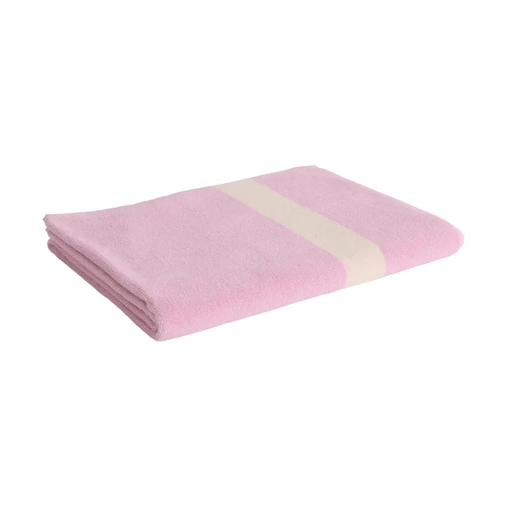 Toalla Stripe - Cool pink, 100x150 cm - HAY
