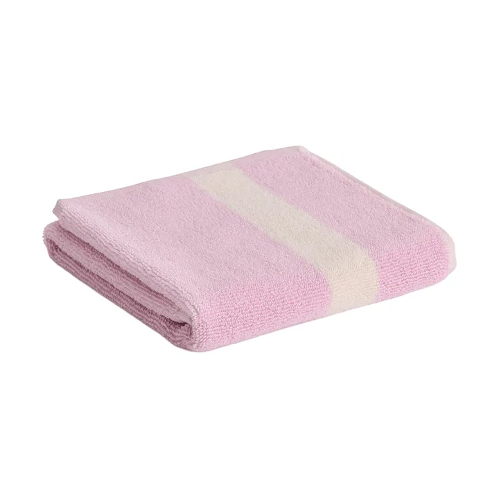 Toalla Stripe - Cool pink, 40x60 cm - HAY