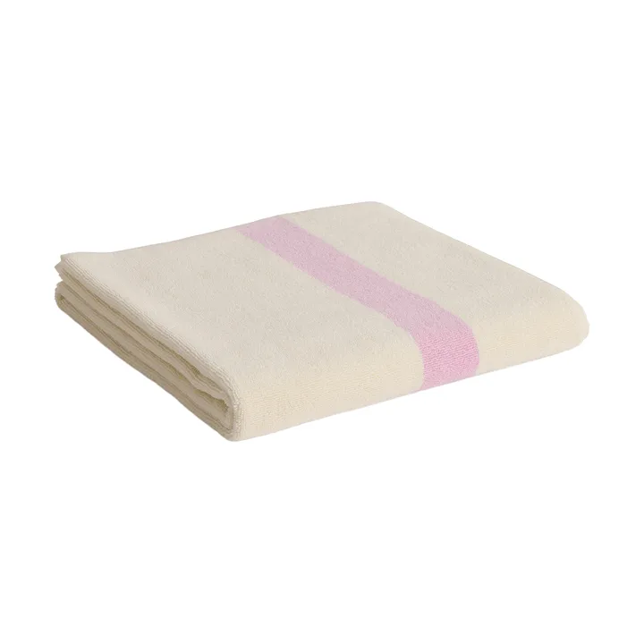Toalla Stripe - Cool pink, 70x140 cm - HAY