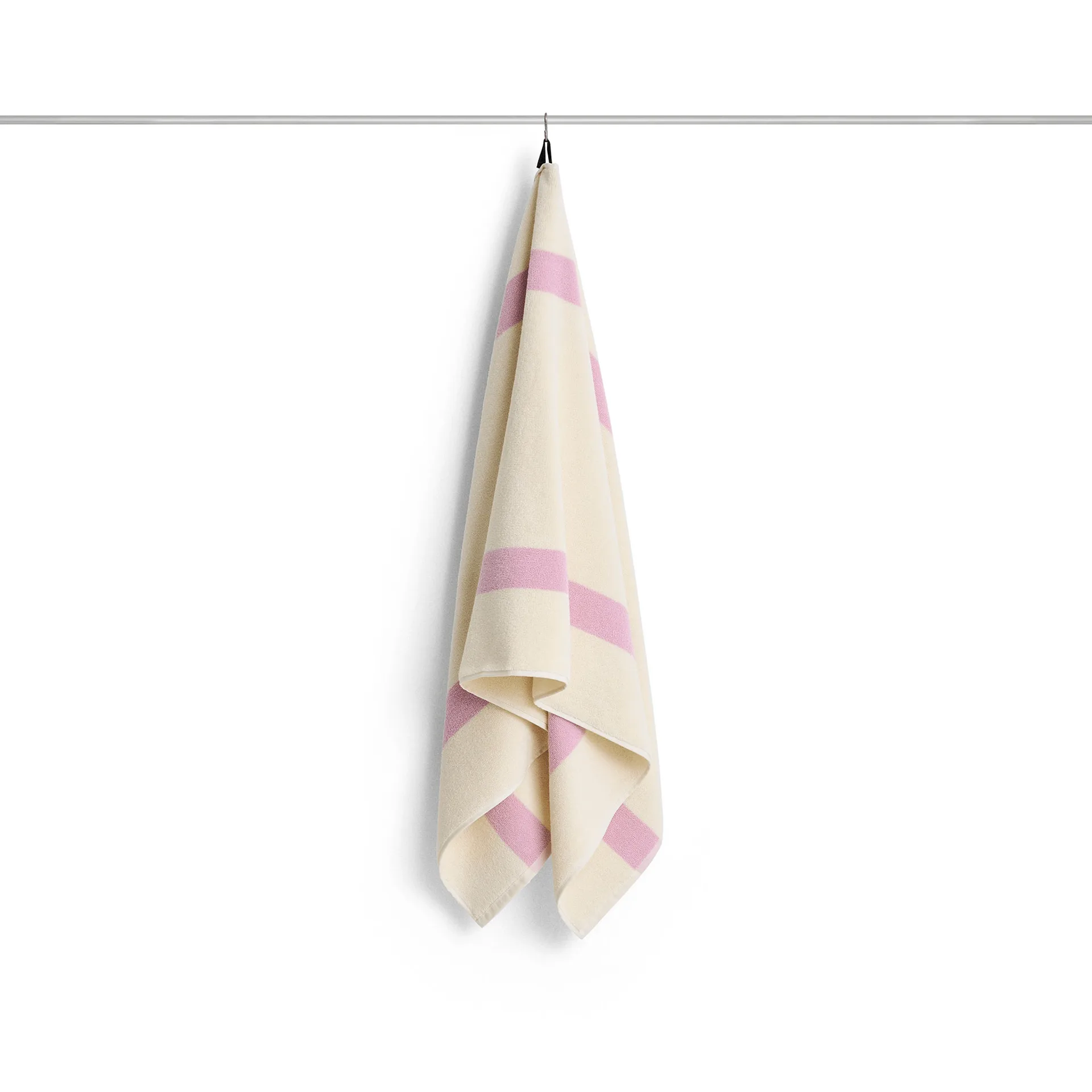 Toalla Stripe, Cool pink, 70x140 cm HAY
