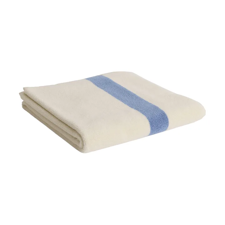 Toalla Stripe - Dusty blue, 70x140 cm - HAY