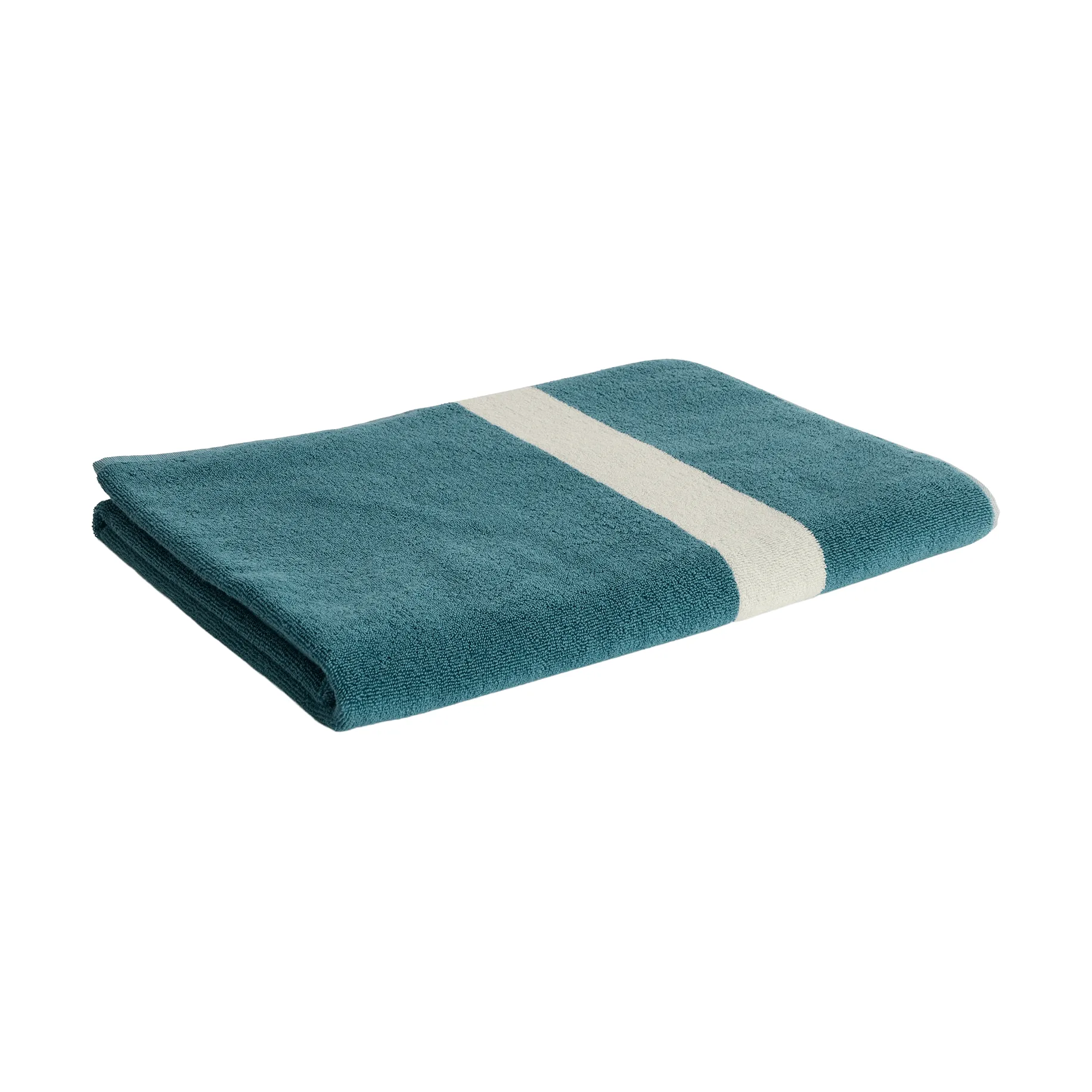 Toalla Stripe, Petrol blue, 100x150 cm HAY