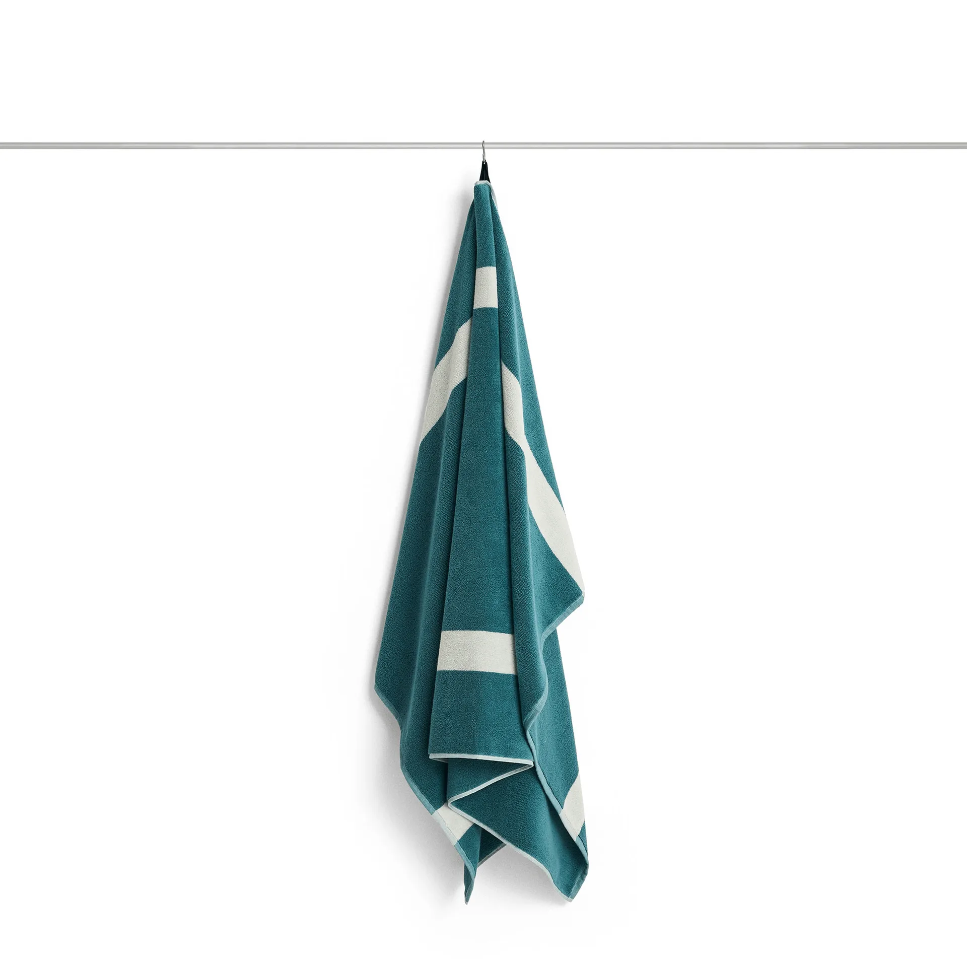 Toalla Stripe, Petrol blue, 100x150 cm HAY