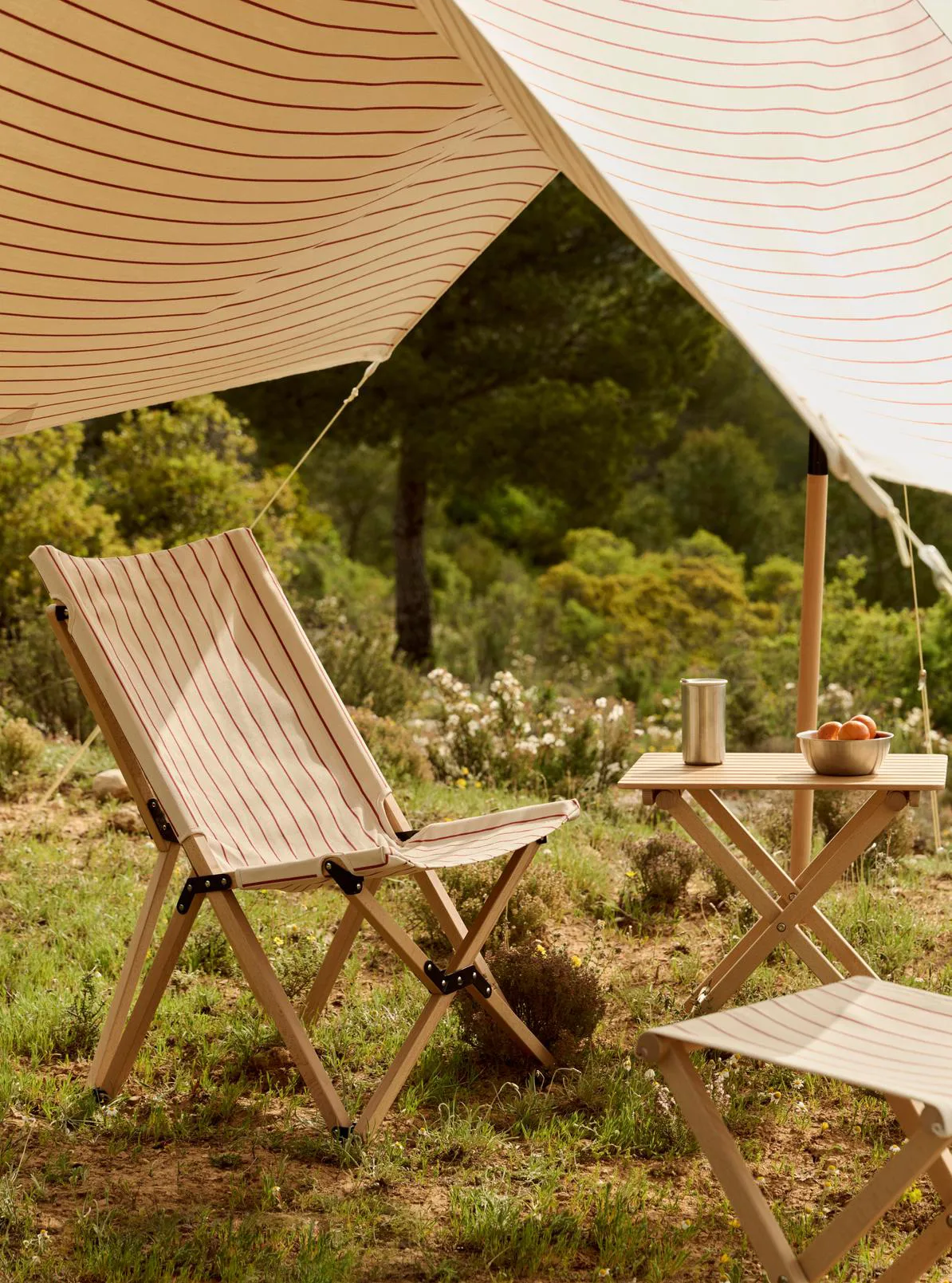 Toldo Outdoor Market, Beige-red, 200x240 cm HAY