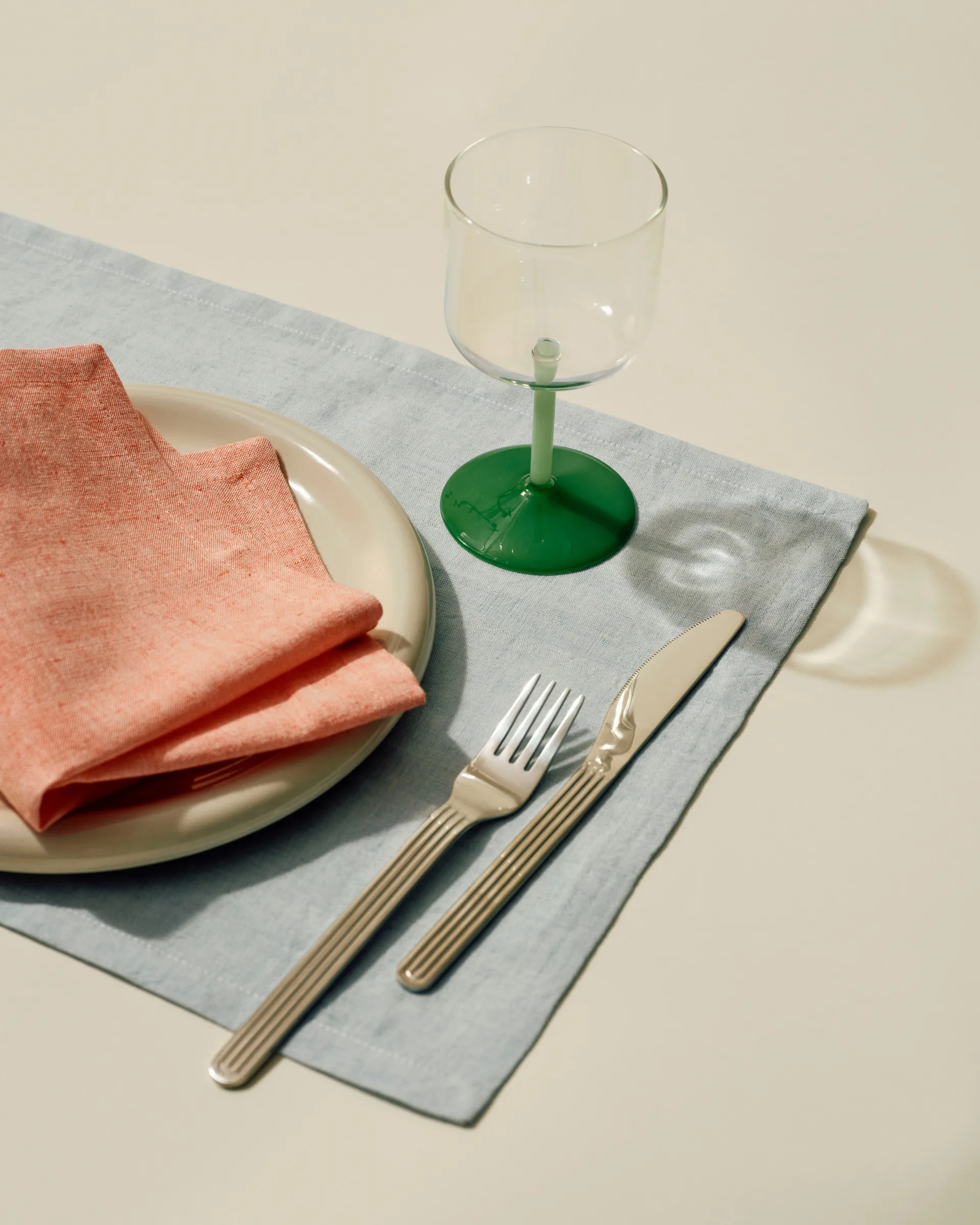 Vaso coupe Tint 20 cl 2 unidades, Clear-jade light green-jade dark green HAY